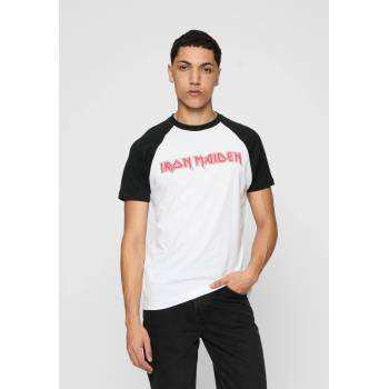 MERCHCODE Тениска Iron Maiden Logo Baseball Tee black XXLUB-MC783-00007 - Черен, размер L