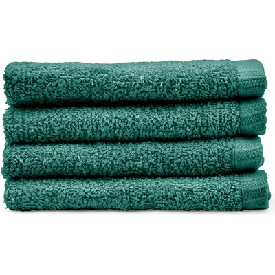 Catherine Lansfield Quick Dry ručník zelená dark 4 ks ručník 30 x 30 cm