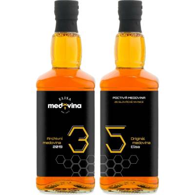 Medovina Elisa dárek k 35. výročí 11% 2 x 0,5 l