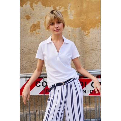 Moodo Дамска бяла поло тениска Moodo | Byal | ЖЕНИ | XS