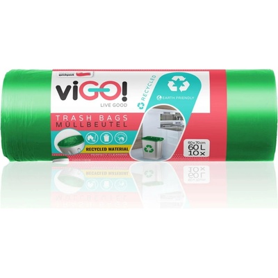 ViGO Pytle na odpadky 60 l 30µm 10 ks zelené