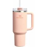 STANLEY 1913 Quencher H2.0 Flowstate Drinking Bottle with Straw 1.2L - Thermo Mug Cools Up to 11 Hours, 48 Ice Cooled - Thermos Bottle BPA Free Stainless Steel - Orange Cream - 100000115663