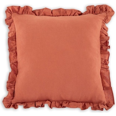 Tiseco Home Studio Памучна декоративна възглавница 45x45 cm Abby - Tiseco Home Studio (3704TERRACOTTA)
