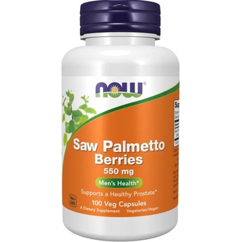 NOW Saw Palmetto Berries, 100 капсули, Now