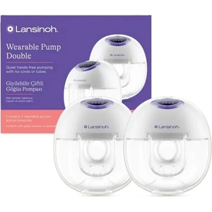 Lansinoh Преносима двойна електрическа помпа за кърма Lansinoh - Hands - free (L-53752) - baby