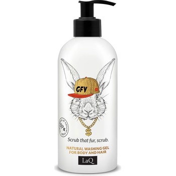 LaQ Music Purifies R'n'B Rabbit sprchový gél a šampón 2 v 1 300 ml