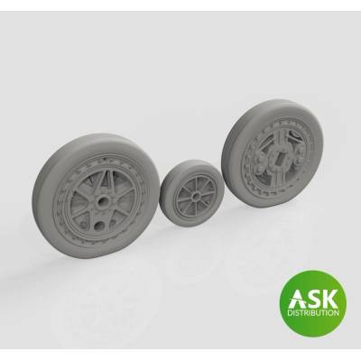 Special HobbyF-84F Wheels for kit 1:72