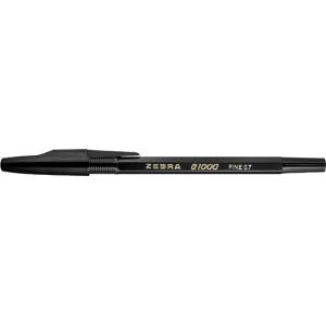 Zebra Химикалка zebra b1000 с капачка за еднократна употреба 0, 7 мм черна 31641-10 (35911)