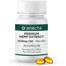 Enecta Konopné kapsle 1000 mg CBD 10% 30 Kapslí