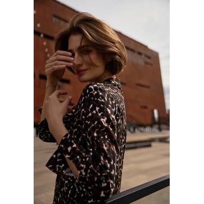 Moodo Кафява вискозна риза Moodo Moodo | Kafyav | ЖЕНИ | XXL