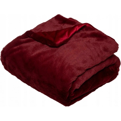 Atmosphera polyester červená Deka 125x150