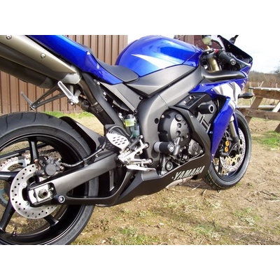 Padací chrániče (horní, přední) - Yamaha YZF-R1 '04-'06, bílé
