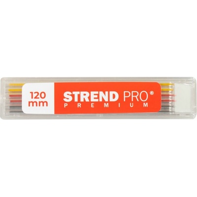 Tuha Strend Pro Premium, náhradná, pre tesársku ceruzku, značkovacia, 6 ks, mix farieb, 120 mm