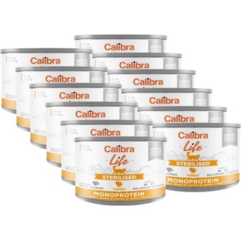 Calibra Cat Life Sterilised Турция 12x200г