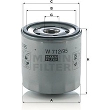 Olejový filter MANN-FILTER W 712/95 (W712/95)