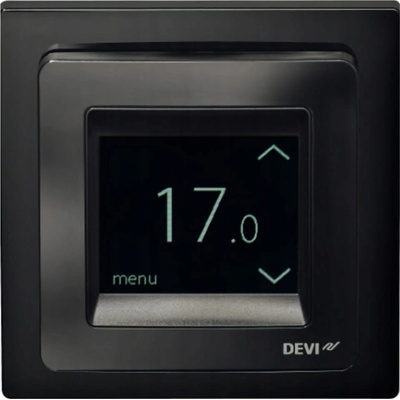 DEVI Termostat DEVIreg Touch Čierna RAL 9005