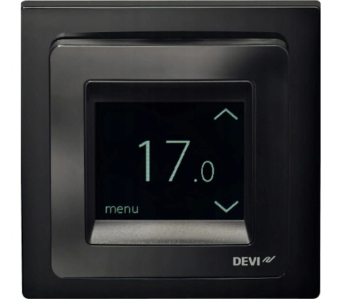 DEVI Termostat DEVIreg Touch Čierna RAL 9005