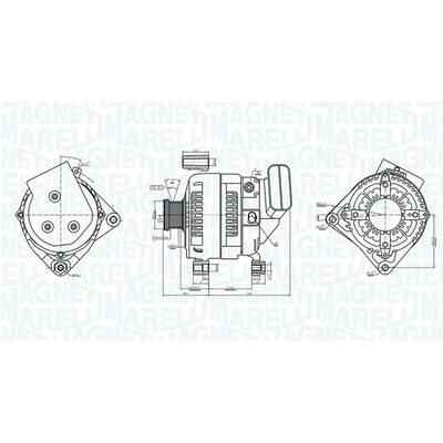 Alternátor MAGNETI MARELLI 063377578010