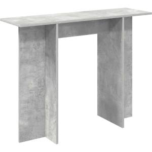 vidaXL Конзолна маса Бетонно сиво 100 x 30 x 75 см Инженерна дървесина (8001170)