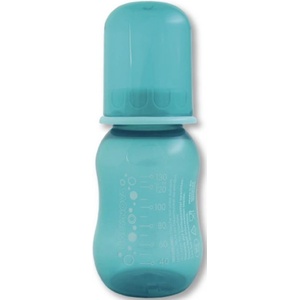 Baby-Nova Пластмасово шише Baby-Nova - 130 ml, зелено (40105)