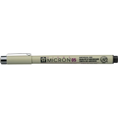 Sakura Pigma Micron 05 fineliner 0,45 mm – sada 6 barev - Sepie