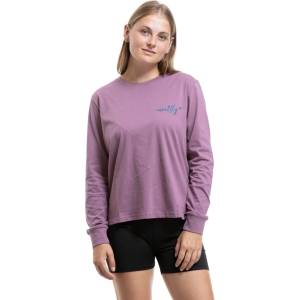 Meatfly дамска тениска с дълги ръкави Donnie Orchid / Blue Mnt Meatfly | Lilav | ЖЕНИ | XS