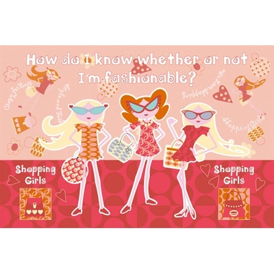 Dimex XL-566 vliesová fototapeta na zeď Shopping girls rozměry 330 x 220 cm
