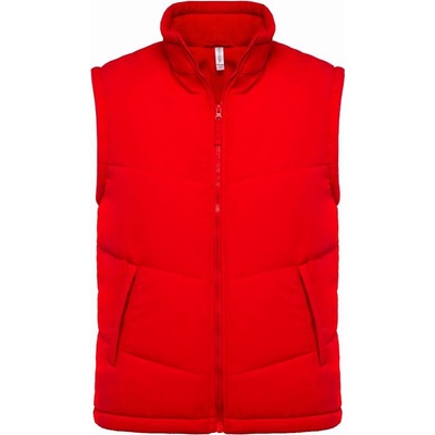 Kariban Vintage K6116 pánská vesta red