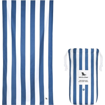 Dock & Bay Плажна кърпа бързосъхнеща, 90 x 200 см, тъмносин (TOWLB-CAB-XL-NAVY-R)