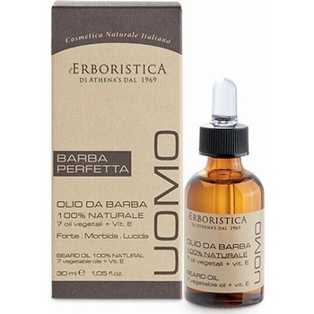 Athena's Erboristica Uomo výživný olej na bradu a fúzy s vitamínom E 30 ml