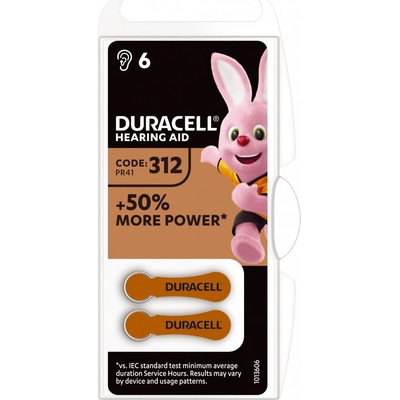Duracell Activair DA 312 6ks 4043752174748