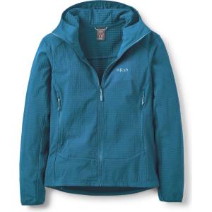 Rab Дамско поларено яке Rab Women's Quantra Pro Hoody Fleece jacket - Tempest Blue - размер 38 (EU) (105-7156-0312)