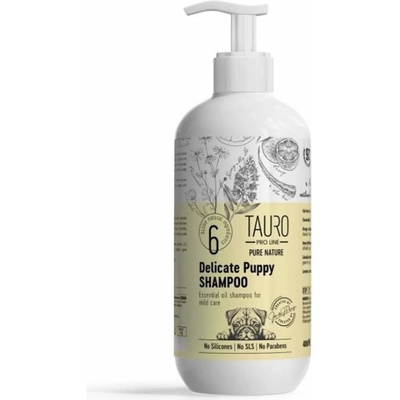 Tauro Pro Line Jemný šampon TPL PURE NATURE pro štěňata a koťata 400 ml