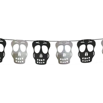 Závěsné dekorace Halloween Lebky 130cm