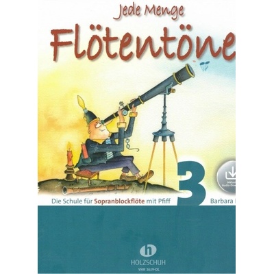 Jede Menge Flötentöne 3 + CD Barbara Ertl učebnica pre sopránovú zobcovú flautu
