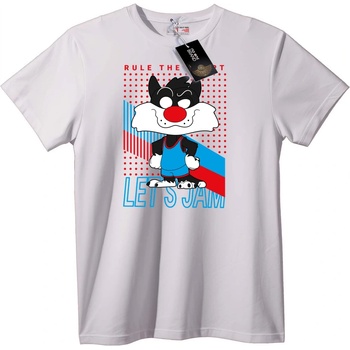 NOONEBRAND Тениска Да Свирим Вълк - L, White