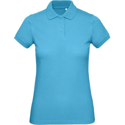 B&C Collection B&c inspire polo / Дамска поло тениска от пике от органичен памук - много тюркоазена s (01044070501)