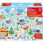 Usborne Пъзел Usborne от 300 части - Коледен лабиринт (9781803705057)