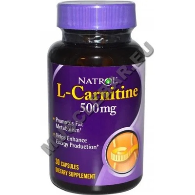 Natrol L-Carnitine 500 mg капсули 30 бр.