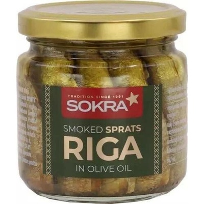 Sokra Uzené šproty v olivovém oleji 185 g