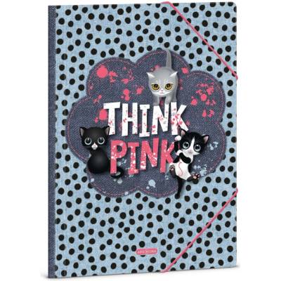 Ars Una složka na sešity Think Pink 23 A4