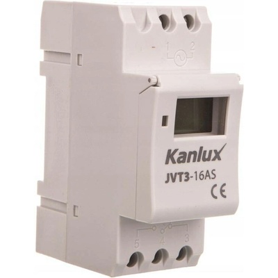 Spínací hodiny Kanlux 230 V IP20 16 A