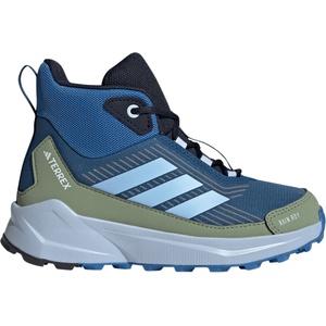 adidas Terrex Детски туристически обувки adidas Terrex Kid's Terrex Trailmaker 2 Mid Rain. Rdy Walking boots - Dusky Petrol / Glow Blue / Tent Green - размер 38 2/3 (EU) (702-4910-0416)
