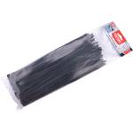 Extol кабелни превръзки 3, 6x200mm 100бр, EXTRA, черен найлон; устойчив на UV лъчи, киселини и основи