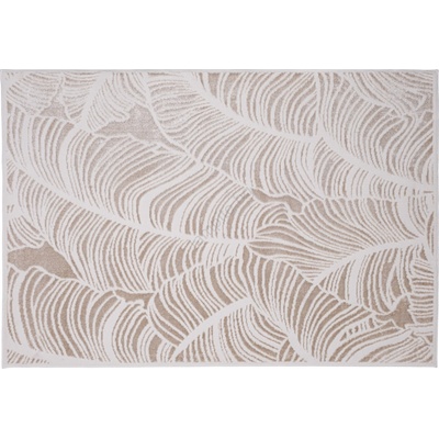 Multidecor Килим SALAMANCA 120x170 см бежов/бял с листен десен (MU0111)