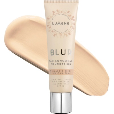 Lumene Nordic Makeup Blur dlouhotrvající make-up SPF15 1 Classic Beige 30 ml