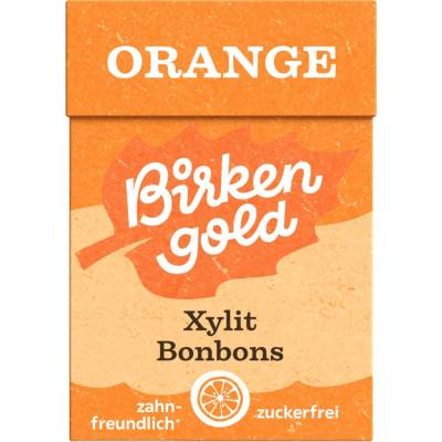 Birkengold Xylitolové bonbóny pomerančové 30 g