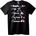 NOONEBRAND Тениска Щастие е Wi-Fi, Еднорози и Дъги - 3XL, Black