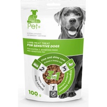 Pochúťka Pet+ 3v1 pes FOR SENSIT DOGS jahňacia 100 g