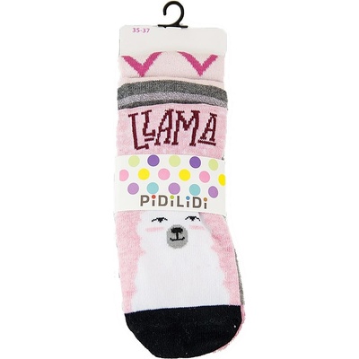 Pidilidi veselé ponožky FUNNY dívčí 3pack PD0132 Holka